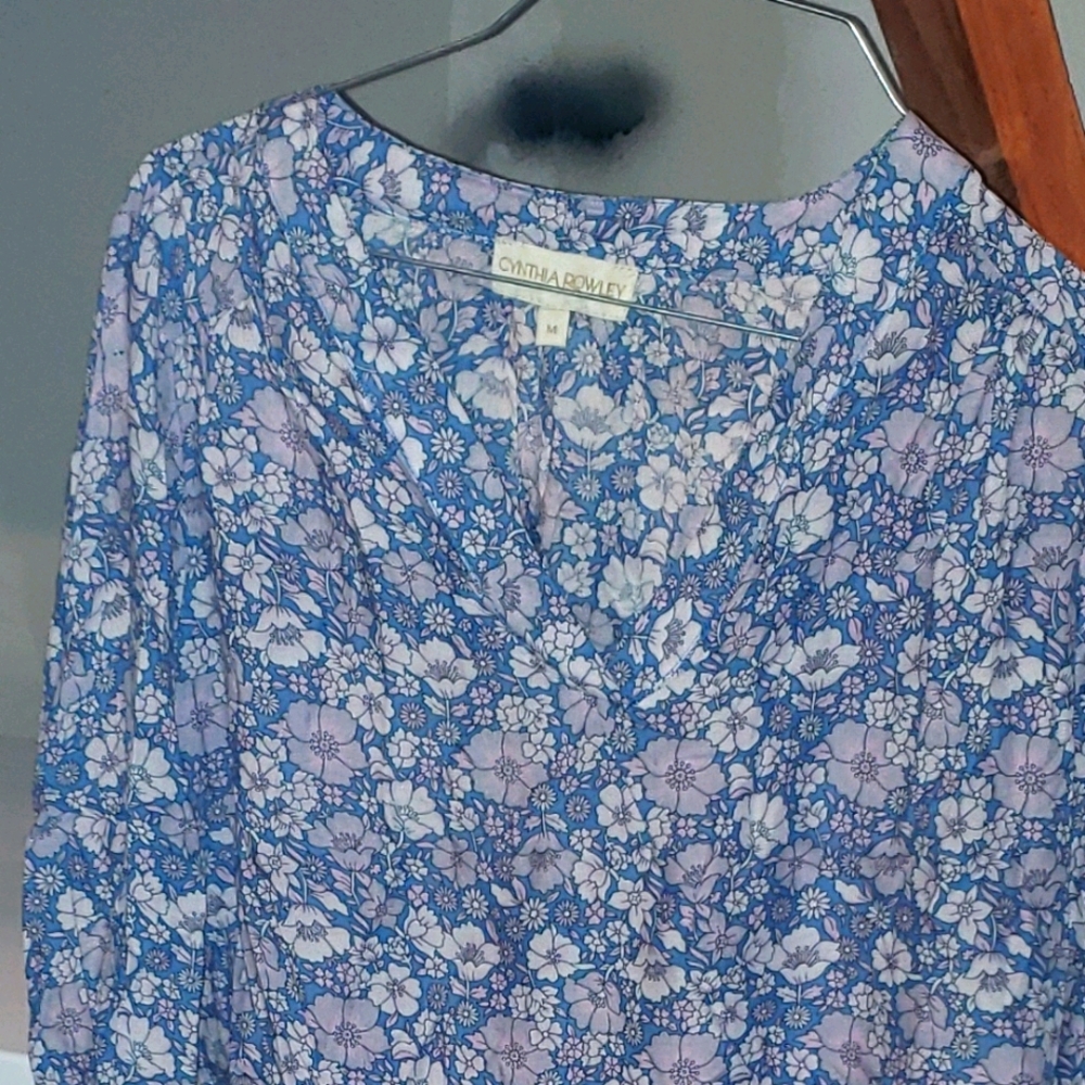 Cynthia Rowley Boho Top Boho-Beautiful! - Picture 3 of 11